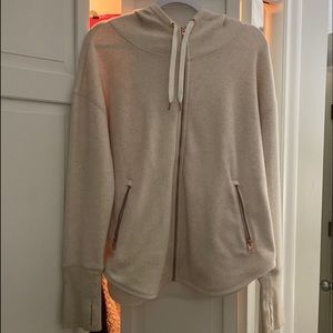 Athleta oversized zip up/hooded